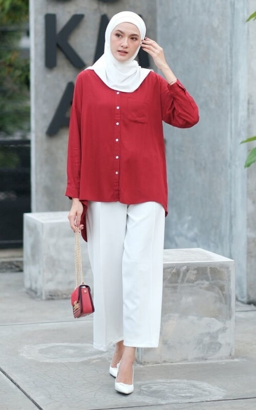 Inspirasi Dress Code Warna Merah Putih Yang Elegan Dan Trendi