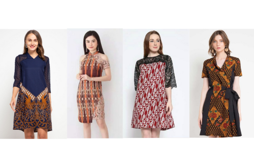 Inspirasi Baju Batik Selutut Terbaru