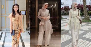 model baju pesta simpel elegan hijab dan non hijab
