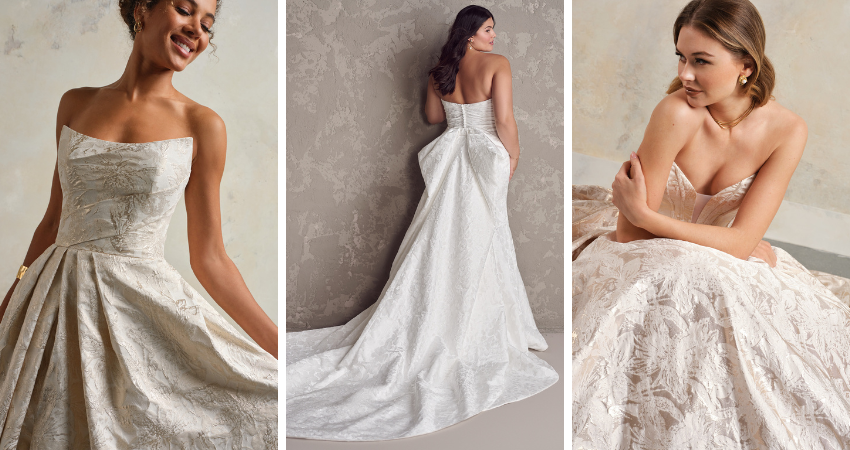 Brocade Dress Models for Wedding Events