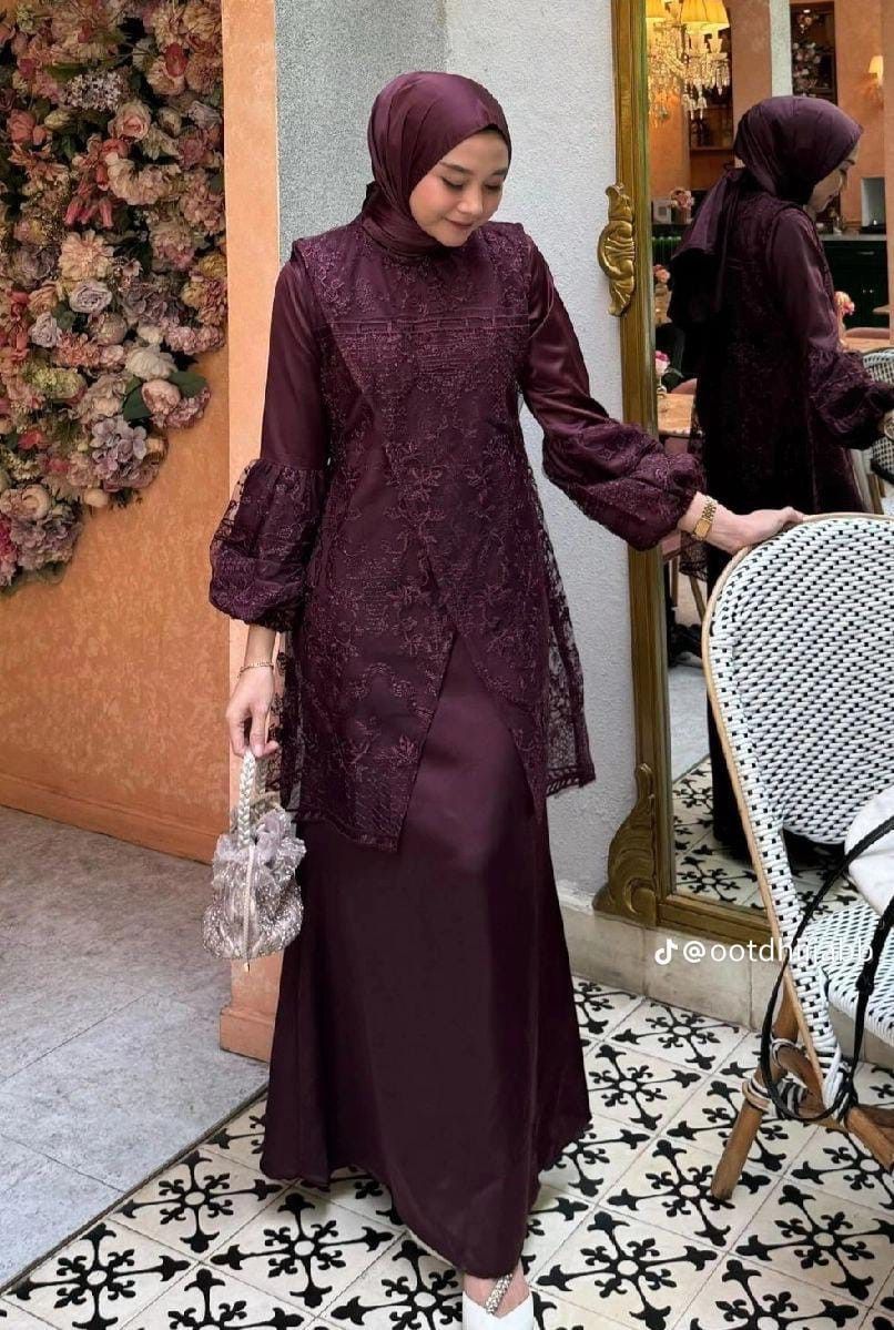 Tips Ide Busana Brokat Gamis yang Bagus